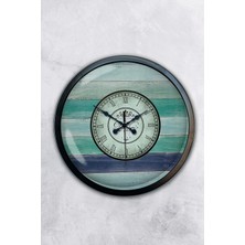 Kasva Concept Hediyelik 40 cm Siyah Metal Vintage Duvar Saati