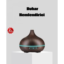 Marsilyan 550 ml Büyük Su Hazneli Ultrasonik Nemlendirici ve Aromaterapi Difüzörü