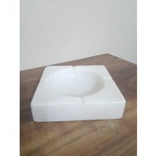 Ecay Mermer Ürünleri Mermer Beyaz Kare Küllük