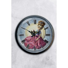 Kasva Concept 40 cm Siyah Metal Hadisi Şerif Duvar Saati