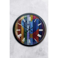 Kasva Concept 40 cm Siyah Metal Doğal Aşk Duvar Saati