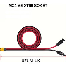 Reyvolt Solar Kablo Çap 4 Mm2 Mc4 ve XT60 Soketli
