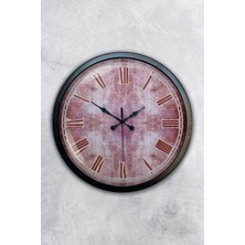 Kasva Concept Hediyelik 40 cm Siyah Metal Eros Duvar Saati