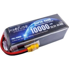 Voltaj 22.2V 6s 10000MAH 65C Lipo Batarya