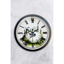 Kasva Concept 40 cm Siyah Metal English Class Duvar Saati