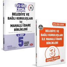 Data Yayınları 2026 Gys Üds 4.grup Belediye ve Bağlı Kuruluşları ile Mahalli Idare Birlikleri Deneme Sınavı Seti