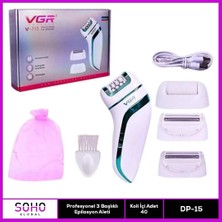 Hayat Store Profesyonel 3 Başlıklı Epilasyon Aleti