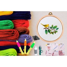 Almira Butik Punch Seti Nakış Seti Kasnaklı Kendin Yap Seti Seri 31