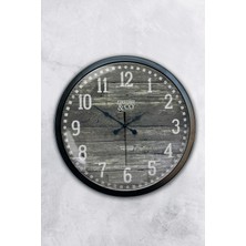 Kasva Concept Hediyelik 40 cm Siyah Metal Firstime Duvar Saati