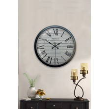 Kasva Concept 40 cm Siyah Metal Street Fighter Duvar Saati