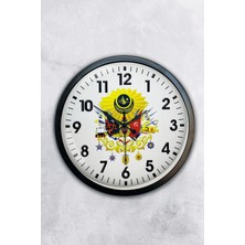 Kasva Concept 40 cm Siyah Metal Roma Rakamlı Duvar Saati