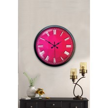 Kasva Concept 40 cm Siyah Metal Mutfak Duvar Saati