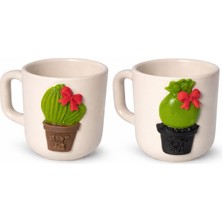 🌵 Kaktüs Figürlü Kupa – Sevimli ve Dekoratif Tasarım