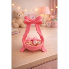 BB Craft Dekoratif Fiyonklu Takı & Aksesuar Standı - Barbie Pembesi