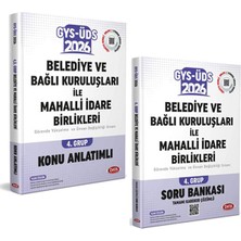 Data Yayınları 2026 Gys Üds 4.grup Belediye ve Bağlı Kuruluşları ile Mahalli Idare Birlikleri Konu Anlatımlı Soru