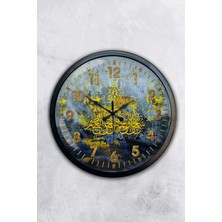 Kasva Concept 40 cm Siyah Metal Cappadocia Duvar Saati