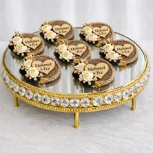 Düğün Nişan Söz Kına Için Jüt Magnet NO120