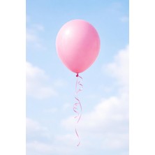 Kalisan Pembe Balon 12 Inç 100 Adet ( 1 Paket)