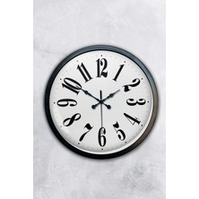 Kasva Concept 40 cm Siyah Metal Joker Duvar Saati