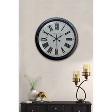 Kasva Concept 40 cm Siyah Metal Balerin Duvar Saati