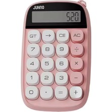 Hayat Store Sevimli Kare Tuşlu 10 Haneli Ldc Ekran Hesap Makinası Pembe