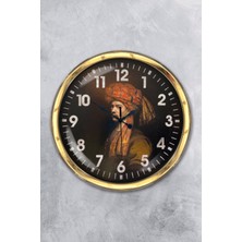 Kasva Concept Hediyelik 40 cm Gold Metal Osmanlı Duvar Saati