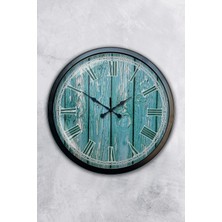 Kasva Concept Hediyelik 40 cm Siyah Metal Cool Duvar Saati