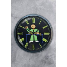 Kasva Concept Hediyelik 40 cm Siyah Metal Veteriner Duvar Saati