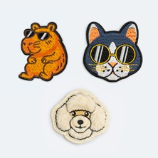 Jantifox Mini Friends Yama-Patch-Sticker Seti