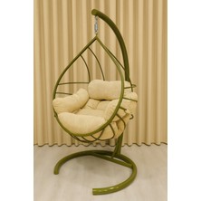 Damla Salıncak - Haki - Armut Salıncak - Minder Rengi Seçebilirsiniz