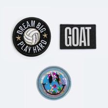 Jantifox Voleybolcu Yama-Patch-Sticker Seti