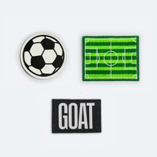 Jantifox Futbollover Yama-Patch-Sticker Seti