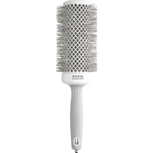 Olivia Garden Expert Blowout Speed Wavy Bristles Beyaz ve Gri Fön Fırçası 55