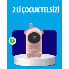 Epilons USB Şarjlı Çocuk Telsizi - Renkli Ekran, Vox Modu, Kompakt Tasarım
