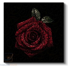 Tablonhazır Kare Kanvas Tablo Salon Tablosu Ev Dekorasyon Özel Tasarım Islami Gul