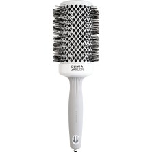 Olivia Garden Expert Blowout Shine Beyaz ve Gri Fön Fırçası 55