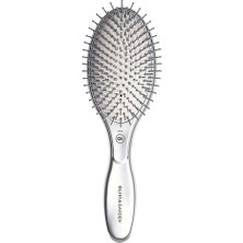 Olivia Garden Expert Care Oval Nylon Bristles Gümüş Saç Fırçası