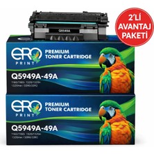 Ero Print HP Q5949A | HP Laserjet 1320N Muadil Toner - 2'li Avantaj Paket
