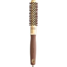 Olivia Garden Expert Blowout Shine Wavy Bristles Altın ve Kahverengi Fön Fırçası 20