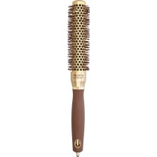 Olivia Garden Expert Blowout Speed Wavy Bristles Altın ve Kahverengi Fön Fırçası 25