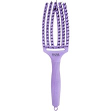 Olivia Garden Fingerbrush Care Iconic Boar Nylon Lavender M Fırça