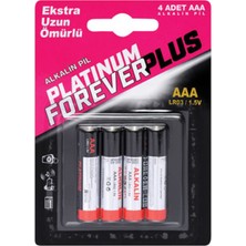 Forever Plus Platınum Alkalin Ince Pil 4'lü 2 Adet