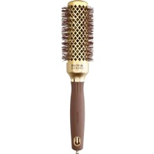 Olivia Garden Expert Blowout Speed Wavy Bristles Altın ve Kahverengi Fön Fırçası 35