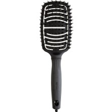 Olivia Garden Expert Care Flex Boar Nylon Bristles Black Label Saç Fırçası