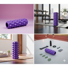 NK Spor 33CM Foam Roller - Sırt - Bel - Boyun - Bacak - Omurga - Destekleyici Köpüğü - Antrenman - Evde Spor - Tırtıklı - Egzersiz