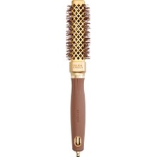 Olivia Garden Expert Blowout Straight Wavy Bristle Altın ve Kahverengi Fön Fırçası 20