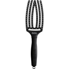 Olivia Garden Fingerbrush Care Iconic Nylon Bristles Black M Fırça
