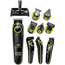 Epilons Unısex Çok Fonksiyonlu Bakım Seti LED Göstergeli Tıraş Makinesi Saç Sakal Vücut