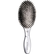 Olivia Garden Expert Care Oval Boar Bristles Gümüş Saç Fırçası
