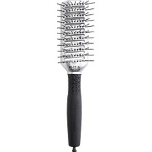 Olivia Garden Essential Style Tunnel Nylon Bristles Silver Saç Fırçası